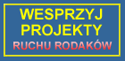 WESPRZYJ DZIA�ANIA RUCHU RODAK�W - BUTTON